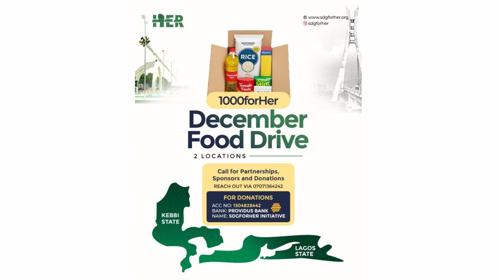 #1000forHer December Food Drive: Three Years of Feeding Hope, One Family at a&nbsp;Time